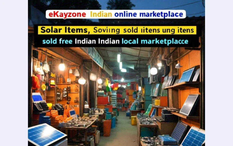 Buy and Sell Solar Equipment on eKayzone - India's Local Free Marketplace